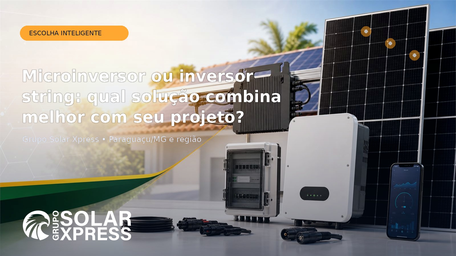 Microinversor ou inversor string: qual solução combina melhor com seu projeto?